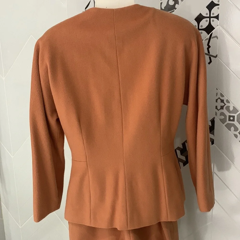 🌺MADE BY ME🤣VTG 90’ High Quality Cashmere /Wool Handmade Mini Skirt Set - Picture 3 of 10